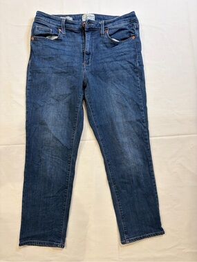Universal Thread Men's Slim Straight Jeans in Dark Blue